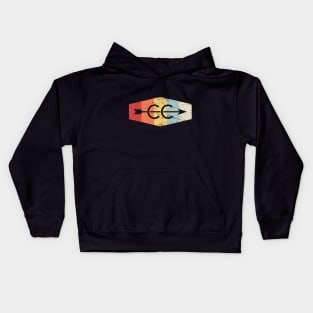 Retro Vintage Cross Country Logo Kids Hoodie